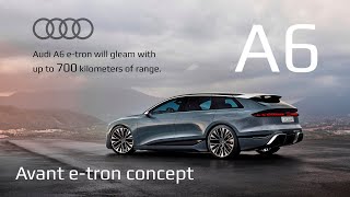 Audi A6 Avant e-tron concept | ASMR Driving