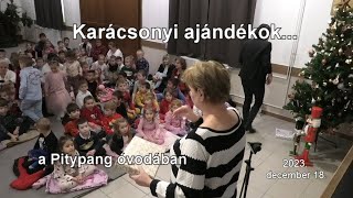 Karácsony a Pitypang óvodában 2023