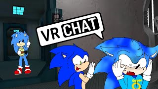 SONIC AND MAURICE DISCOVER MOVIE SONIC FOUND THE LAB IN VR CHAT