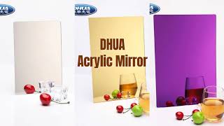 Dhua acrylic and plastic mirror sheets