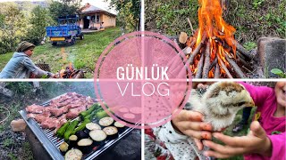 GUNLUK VLOG | MANGAL YAPIYORUZ 🤗