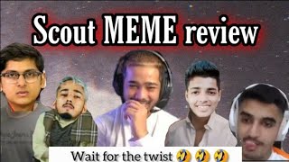 Scout reaction on his meme 😂 | Try not to Die laughing | Ultimate scout memes |Scout meme review