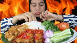 SEDIH BANGET SAHUR TERAKHIR 😭😭     DENDENG BALADO, SARDEN, LALAPAN BAWANG MERAH