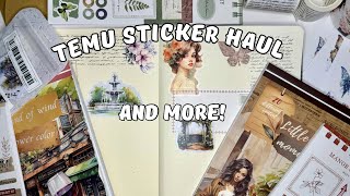 Stickers and More! : Temu Sticker Haul