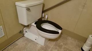 #101 Dual mount mount Briggs toilet.