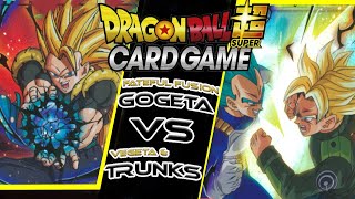 GOGETA, FATEFUL FUSION vs SSB VEGETA & SS TRUNKS, FATHER-SON ONSLAUGHT! DragonBall Super CG Battle!