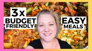 ***NEW*** 3x EASY BUDGET FRIENDLY MEALS COOK WITH ME  - Maggi packet mixes meal bases healthy