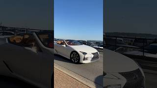 LEXUS LC500 CONVERTIBLE #lexus #lc500 #convertible #sunset #subscribe #sunshine #pier #ocean #super