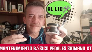 MANTENIMIENTO BASICO PEDALES SHIMANO XT #shimano #xt #pedales