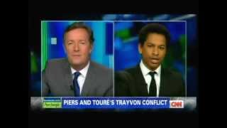 Piers Morgan vs Touré - Trayvon Martin case