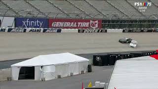 JEREMY CLEMENTS SPIN FIRST LAPS OF THE RACE - 2023 A-GAME 200 NASCAR XFINTY SERIES DOVER