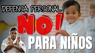 La DEFENSA PERSONAL no es responsabilidad de los niños (en primera instancia) 🧑‍🧒⚠️