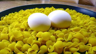 Egg Pasta Recipe | Simple And Easy Pasta Egg Recipes | Pasta Egg Fry | Egg N Pasta Recipe