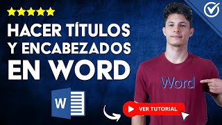 Cómo HACER TÍTULOS y ENCABEZADOS en WORD Según las Normas APA 6Ta Edición | 📄 Hazlo así 📄