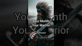 Your Month, Your Warrior 🗡 #aiart #shorts #warriors