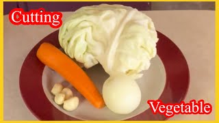 🌈🥰Satisfying video with sound cutting vegetables asmr#shortlivevideo#cutting#vegetables