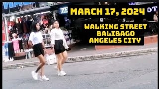 17 March 2024 WALKING STREET BALIBAGO ANGELES CITY PAMPANGA PHILIPPINES #touristspot