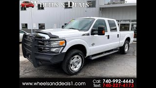 2011 Ford F-250 XLT Heavy Duty With a 6.7L Turbocharged Powerstroke Diesel Engine