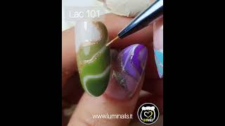 🌊 Green Waves 🌊 nail art Tutorial