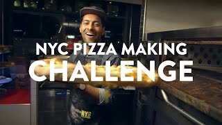 PIZZA MAKING CHALLENGE ft In the Kitchen With Kate  | NY Fold