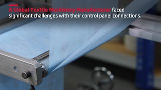 Connectwell CP Series Terminal Blocks helps a Global Textile Machinery Manufacturer