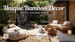 Elevate Your Home: Unique Bamboo Decor Ideas for a Sustainable Aesthetic