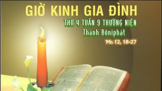 THỨ 4 TUẦN 9 TN 05/06/2024