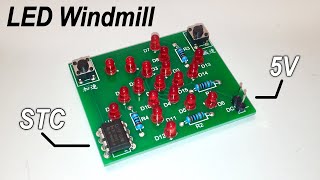 Electronic Windmill with STC-15F104EA