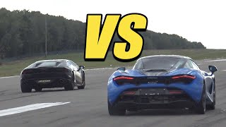 LAMBORGHINI HURACAN vs McLAREN 720s - DRAG RACE!