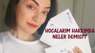 Üniversite Hocalarıma Yazdırdığım Referans Mektuplarımı Okuyorum (Ağlattılar Sağolsunlar)