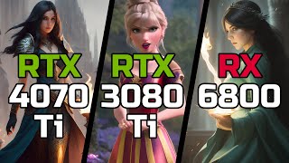 RTX 4070 Ti vs RTX 3080 Ti vs RX 6800 - Test in 10 Games