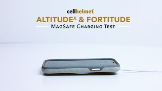 cellhelmet Altitude X & Fortitude Cases - MagSafe Charging Test