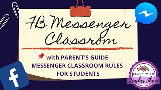 FB Messenger Classroom with Guide|LearnwithTeacherJhenn