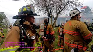 20240328 2nd Alarm Arson Fire Red Hill Lane, Overlook, Ralpho Township, Pa