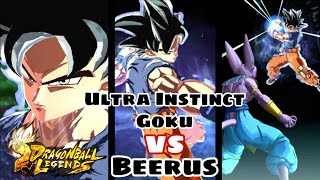 ULTRA INSTINCT GOKU VS BEERUS | DRAGON BALL LEGENDS