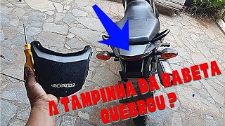 TROCA DA TAMPA DE CIMA DO CONJUNTO DA RABETA/FAN125