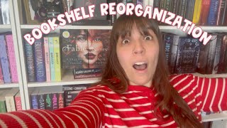 come move and reorganize my 700+ books with me.....here's the vlog Part II