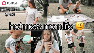 Hot Mess Mom Life | Mom's Don't Get Sick Days | PATPAT GO NEAT REAL TEST!