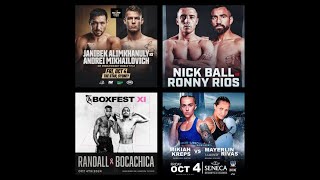 Pre-Gaming #274: Fight Week October 4-5 🥊🥊