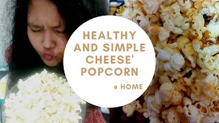 Healthy Cheese Popcorn | Home made | Theater style and flavor | Telugu