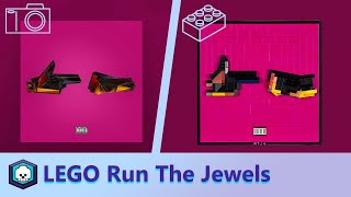 LEGO Run The Jewels RTJ4 Album Cover