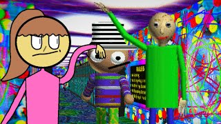 I Went to Dangie's and HD Baldi's School! | Baldi's BASICS mods