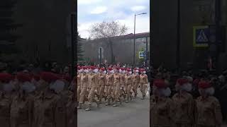 парад победы Красноярск 2 #девушки в форме