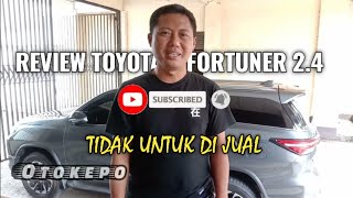 KEPOIN TOYOTA FORTUNER DIESEL 2.4 VRZ A/T GR SPORT TAHUN 2021