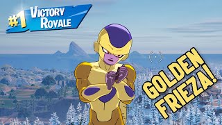 GOLDEN FRIEZA Trio Win Gameplay! | Fortnite Battle Royale: Chapter 5 No Builds