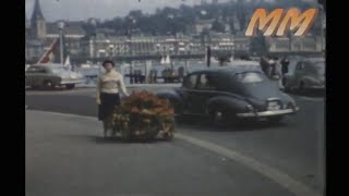 Switzerland Lucerne 1959 old cine film 322