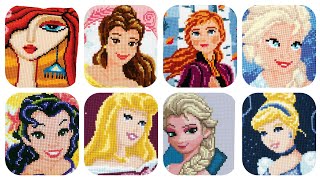 mind blowing and outstanding collection of cross stitch portrait patterns and ideas.