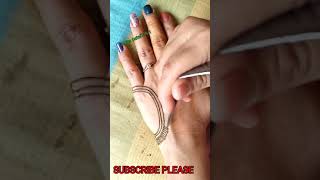 latest Arabic Mehndi Design👌| Back Hand Mehndi Design🌸| Simple and beautiful mehndi design❤ #shorts