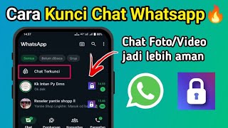 Cara Mengunci  dan menyembunyikan Chat Di Whatsapp tanpa aplikasi tambahan