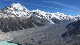 New Zealand Tasman Glacier Flight In